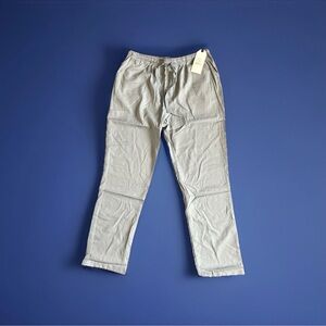 Banu Silver Gray Nursing Scrubs pants Draw String elastic Unisex NWT